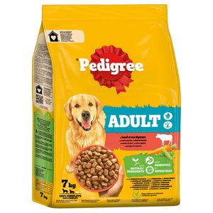 2x7kg Pedigree Adult marha & zöldség száraz kutyatáp