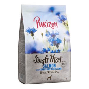 4kg Purizon Single Meat Adult lazac, spenót & búzavirág - gabonamentes száraz kutyatáp
