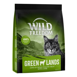 400g Wild Freedom Adult 'Green Lands' gabonamentes - bárány száraz macskatáp