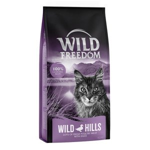 6,5kg Wild Freedom Adult 'Wild Hills' gabonamentes - kacsa száraz macskatáp