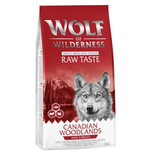 1kgWolf of Wilderness - mini krokettek száraz kutyatáp-. Canadian Woodlands - marha, pulyka, tőkehal