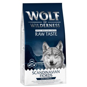 1kg Wolf of Wilderness - mini krokettek száraz kutyatáp-Scandinavia - rénszarvas, lazac, csirke