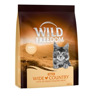 400g Wild Freedom Kitten - szárnyas, gabonamentes száraz kölyökmacskatáp