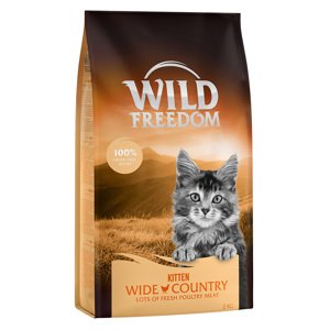 3x2kg Wild Freedom Kitten - szárnyas, gabonamentes száraz kölyökmacskatáp