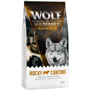 12kg Wolf of Wilderness "Rocky Canyons" - marha száraz kutyatáp