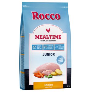 2x12kg Rocco Mealtime száraz kutyatáp-Junior - csirke