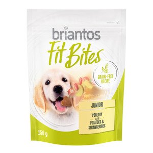 150 g Briantos "FitBites" szárnyas, burgonya & földieper  kutyasnack rendkívüli árengedménnyel