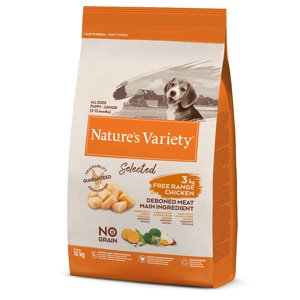 2x10kg Nature's Variety Selected Junior csirke száraz kutyatáp