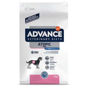 2x1,5kg Advance Veterinary Diets Atopic Mini száraz kutyatáp