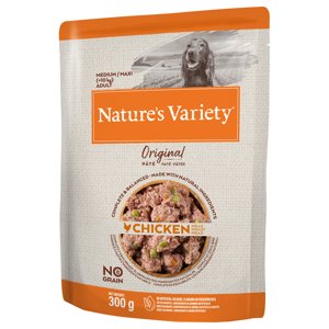 8x300g Nature's Variety Original Paté No Grain Medium/Maxi Adult csirke nedves kutyatáp