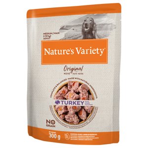 8x300g Nature's Variety Original Paté No Grain Medium/Maxi Adult pulyka nedves kutyatáp