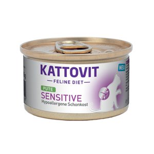 6x85g Kattovit Sensitive pulyka konzerv nedves macskatáp