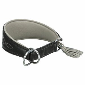 Trixie Active Comfort kutyanyakörv agaraknak, fekete/szürke - S-M: 33-42 cm nyakkerület, Sz 60 mm