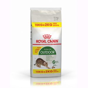 12kg Royal Canin Feline Outdoor 30 száraz macskatáp 10+2kg ingyen
