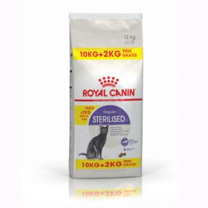 12kg Royal Canin Feline Sterilised 37 száraz macskatáp 10+2kg ingyen
