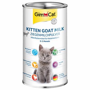 200g GimCat kecsketejpor kiscicáknak anyatejpótló tápszer