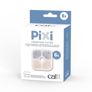 6db pótszűrő Catit PIXI 2,5 literes fehér itatókúthoz macskáknak, Kiegészítő tartozék