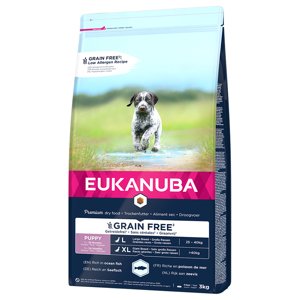 2x3kg Eukanuba Grain Free Puppy Large Breed lazaccal száraz kutyatáp