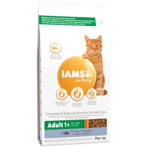 3kg IAMS Advanced Nutrition Adult Cat tonhal száraz macskatáp 10% kedvezménnyel