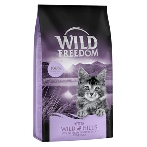 2kg Wild Freedom Kitten "Wild Hills" - kacsa gabonamentes száraz kölyökmacskatáp