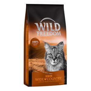 2x6,5kg Wild Freedom Senior "Wide Country " - szárnyas gabomanetesszáraz macskatáp