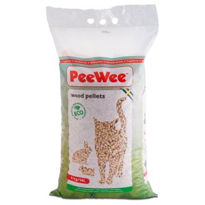 Kiegészítő termék: 9kg PeeWee Wood Pellets macskaalom