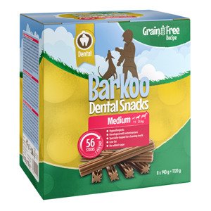 56db (1,12kg) Barkoo Dental gabonamentes kutyasnack közepes kutyáknak