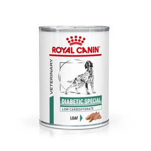 24x410g Royal Canin Veterinary Canine Diabetic Special Low Carbohydrate Mousse nedves kutyatáp