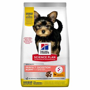 2x6kg Hill's Science Plan Small & Mini Puppy Perfect Digestion száraz kutyatáp