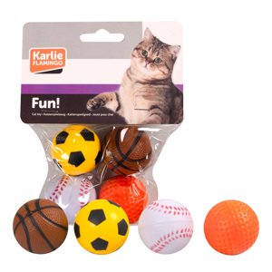 Karlie habgumi labda macskajáték - 4 db