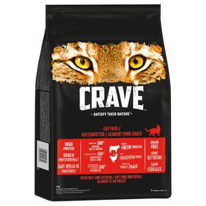 7 kg Crave marha & csirke száraz macskatáp