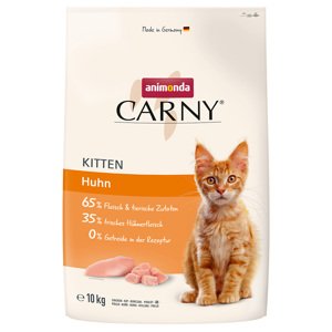 10kg animonda Carny Kitten csirke száraz macskatáp