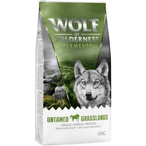 Wolf o12kg Wilderness "Untamed Grasslands" - ló, gabonamentes száraz kutyatáp