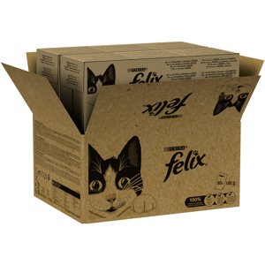 80x85g Felix Classic tengeri válogatás nedves macskatáp