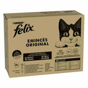 80x85g Felix Classic vidéki válogatás nedves macskatáp