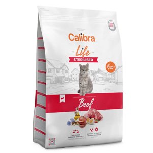 6kg Calibra Cat Life Sterilised marha száraz macskatáp