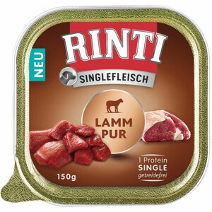 20x150g RINTI Singlefleisch gazdaságos csomag nedves kutyatáp - Bárány pur