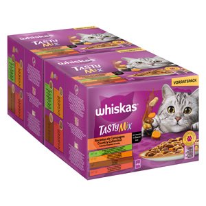 48x85g Whiskas Tasty Mix vidéki válogatás szószban nedves macskatáp