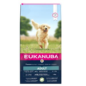 12kg Eukanuba Adult Large Breed bárány & rizs száraz kutyatáp 10% árengedménnyel