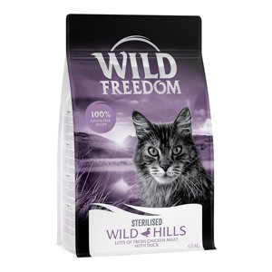 6,5kg Wild Freedom Adult "Wild Hills" Sterilised kacsa gabonamentes száraz macskatáp