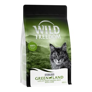 400g Wild Freedom Adult "Green Lands" Sterilised bárány - gabonamentes száraz macskatáp