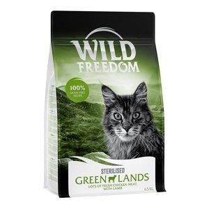 2x6,5kg Wild Freedom Adult "Green Lands" Sterilised bárány - gabonamentes száraz macskatáp