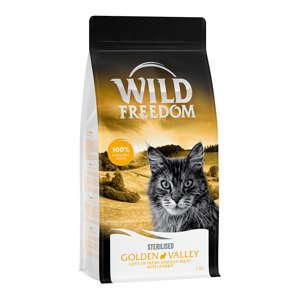 2kg Wild Freedom Adult "Golden Valley" Sterilised nyúl - gabonamentes száraz macskatáp