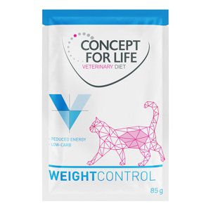 12x85g Concept for Life Veterinary Diet Weight Control nedves macskatáp
