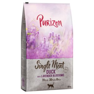 6,5kg Purizon Single Meat kacsa & levendulavirág száraz macskatáp