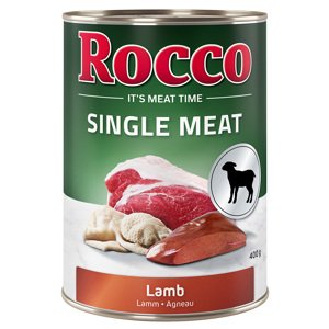 6x400g Rocco Single Meat Bárány nedves kutyatáp