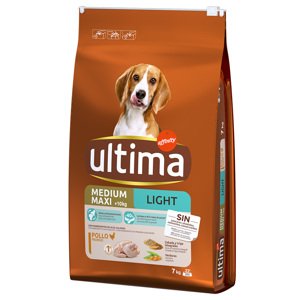 7kg Ultima Medium / Maxi Light Adult csirke száraz kutyatáp