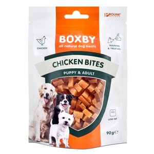 90g Boxby Chicken Bites csirke és hal kutyasnackek 90g Boxby Chicken Bites csirke és hal kutyasnackek