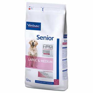 2x12kg Senior Large & Medium Virbac Veterinary HPM Dog - Száraz kutyatáp