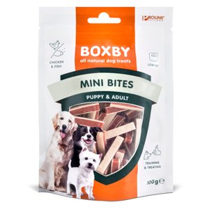 3 x 100 g Boxby Puppy Mini Bites kutyafalatkák kutyasnackek